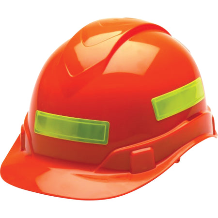 Lime-Green Reflective Hardhat Stickers - SHA518