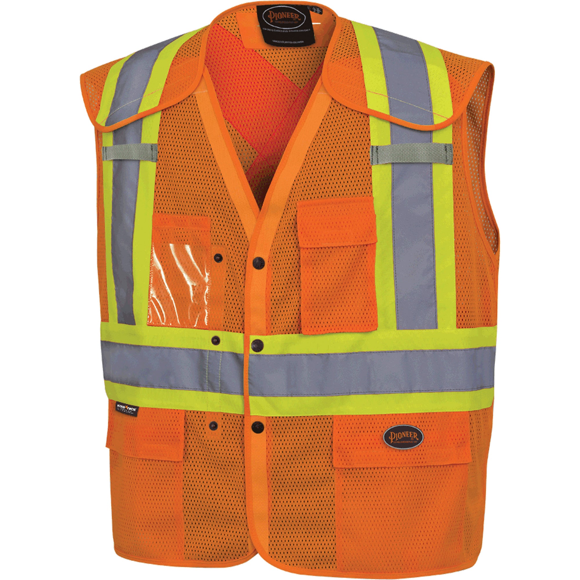 6938A Drop Shoulder Safety Tear-Away Vest - SHA693