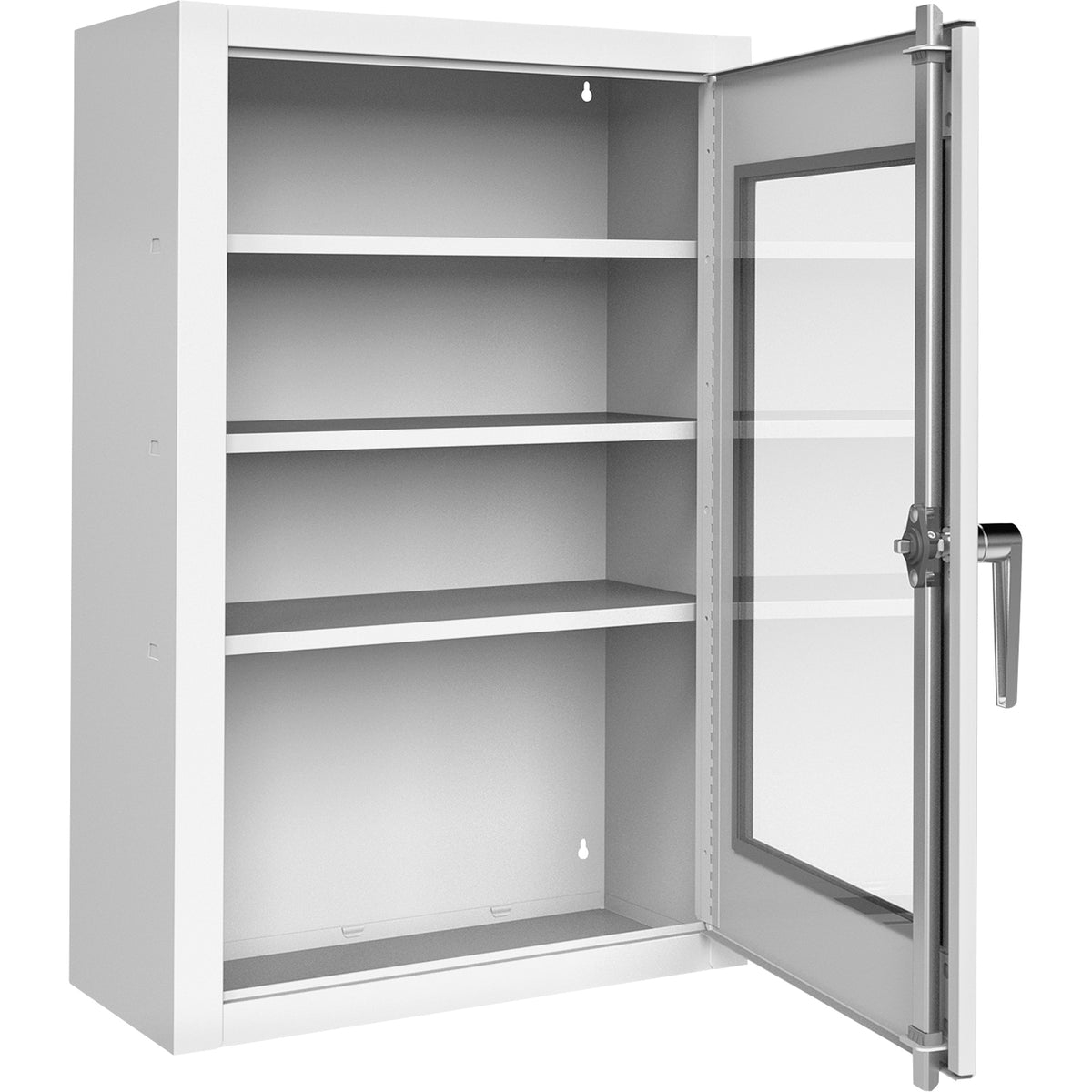 Lockable Medicine Cabinet with Plexiglas Door - SHB570