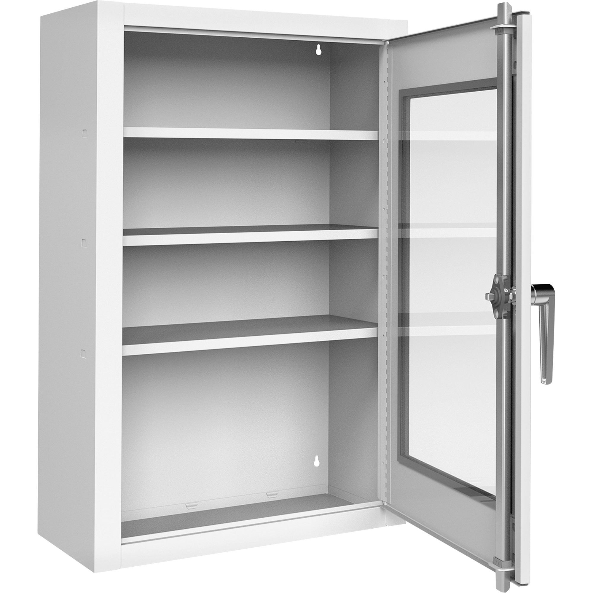 Lockable Medicine Cabinet with Plexiglas Door - SHB570