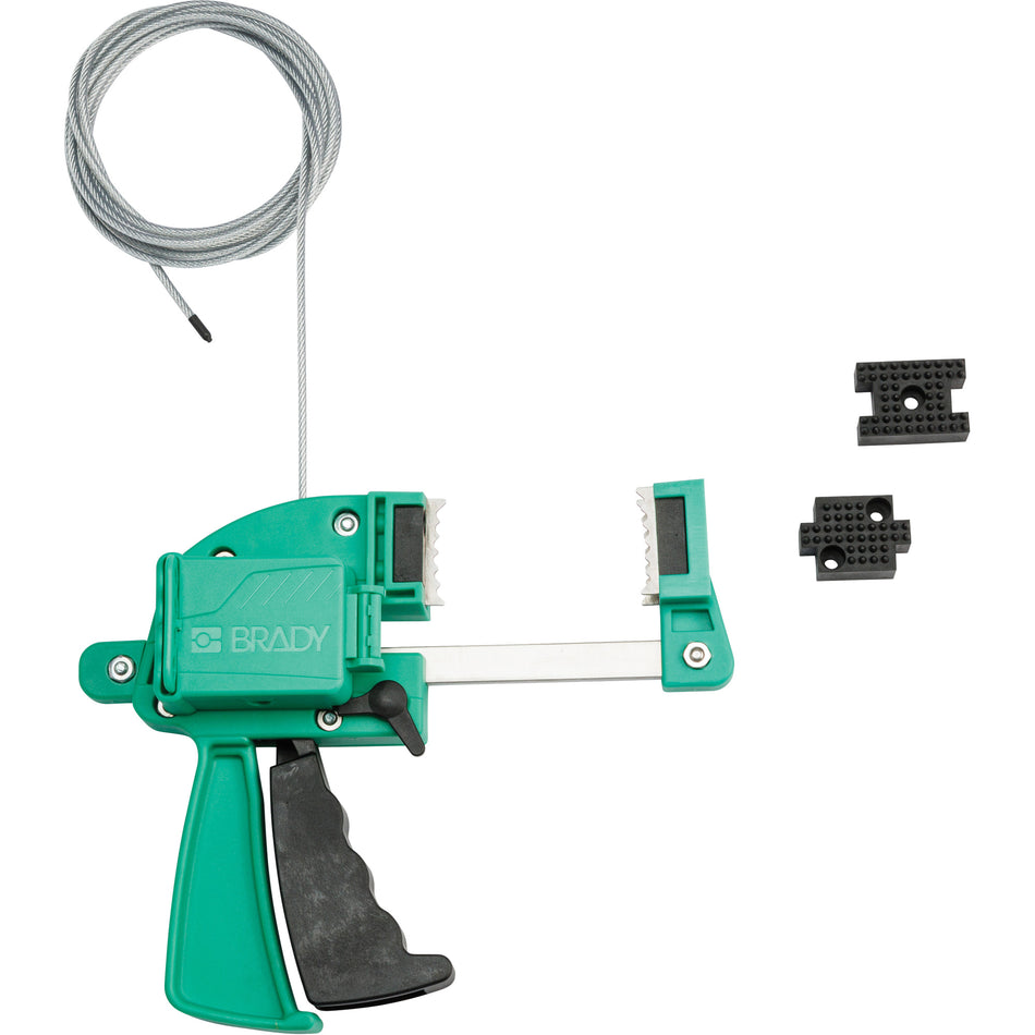 Green Clamping Cable Lockout - SHB865
