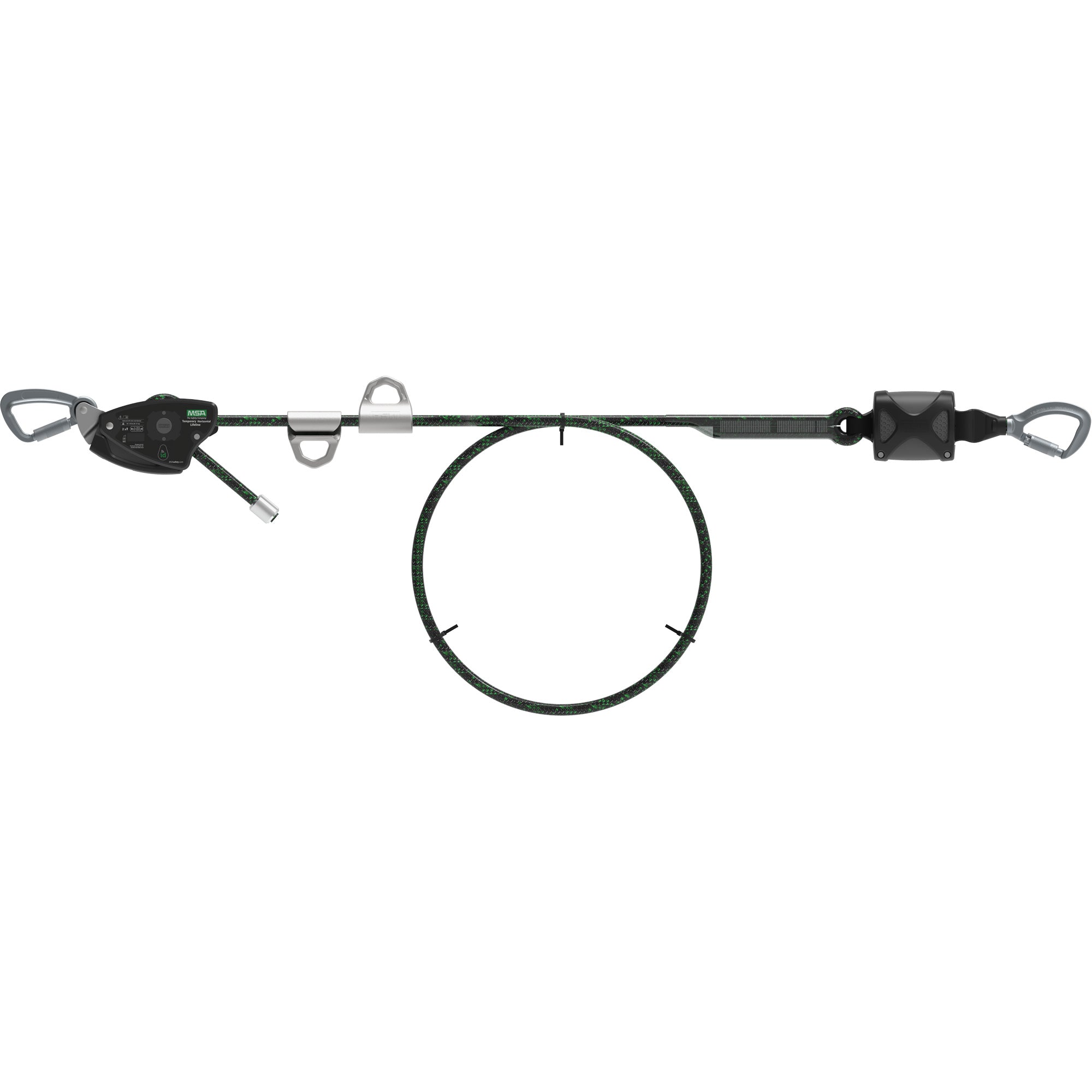 100' Rope Temporary Horizontal Lifeline - SHC088