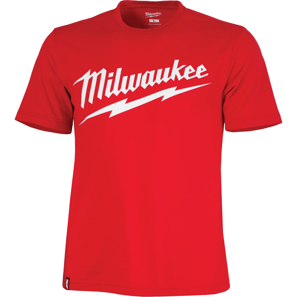 Heavy-Duty Short-Sleeved T-Shirt with Milwaukee® Logo - SHC489