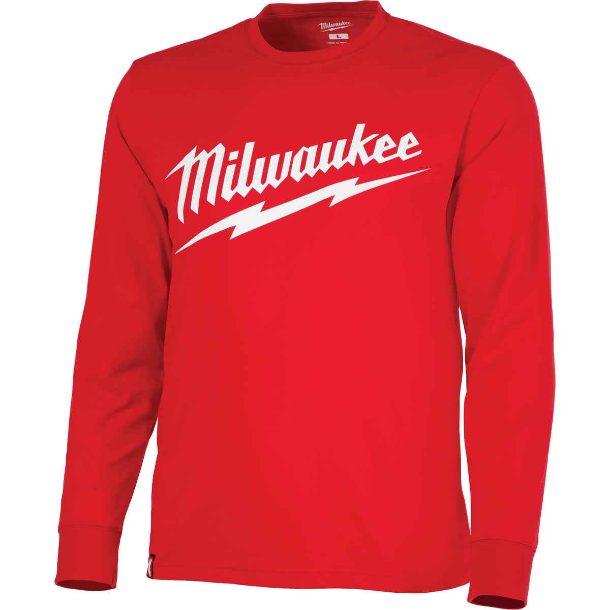Heavy-Duty Long-Sleeved T-Shirt with Milwaukee® Logo - SHC495