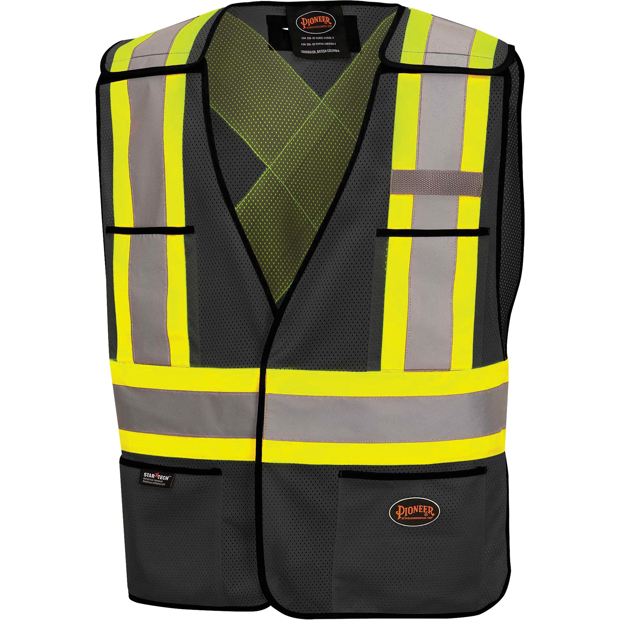 6927BK Tear-Away Safety Vest - SHC727