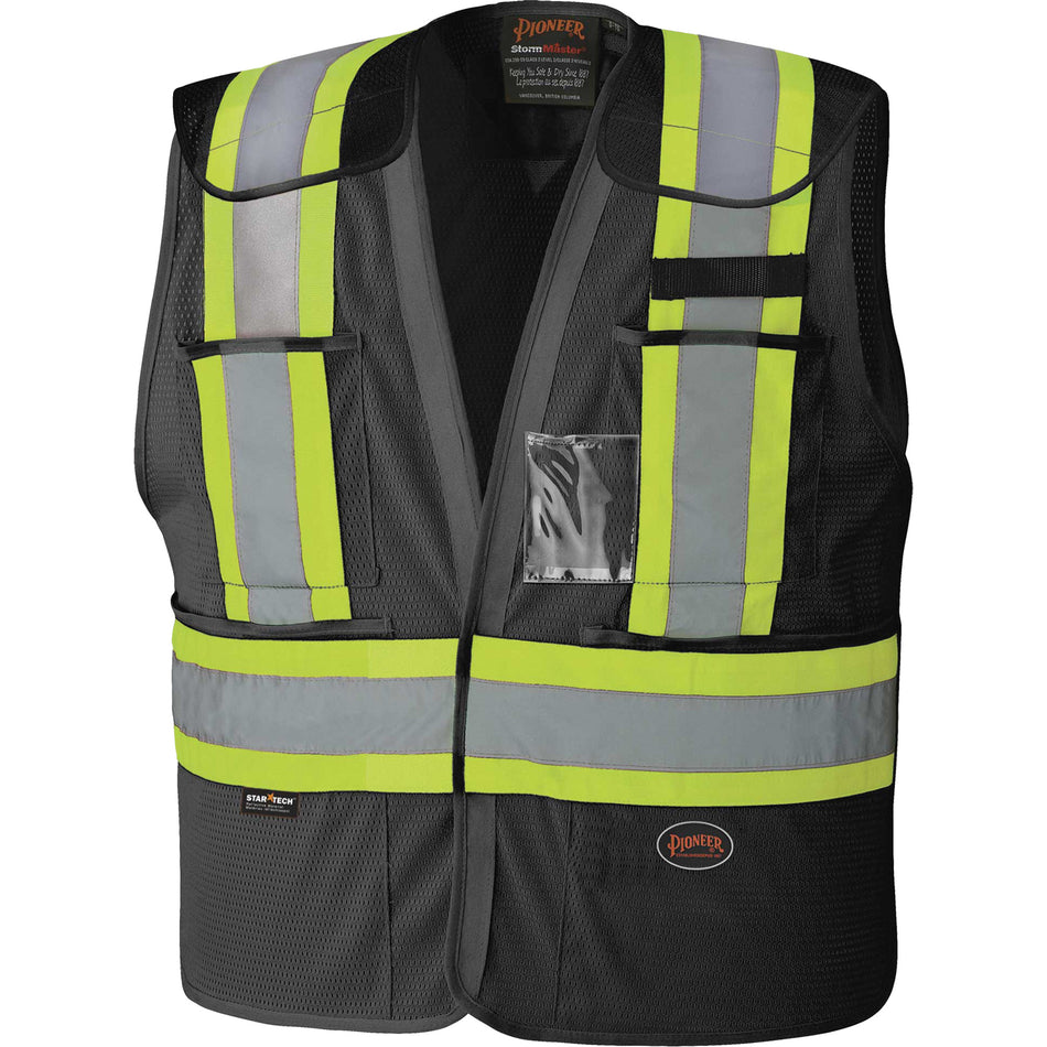 6933BK Drop-Shoulder Safety Tear-Away Vest - SHC756