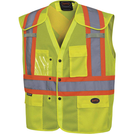 6939A Drop-Shoulder Safety Vest with Snaps - SHC793