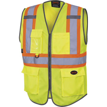 6959 Zip-Front Safety Vest - SHC815