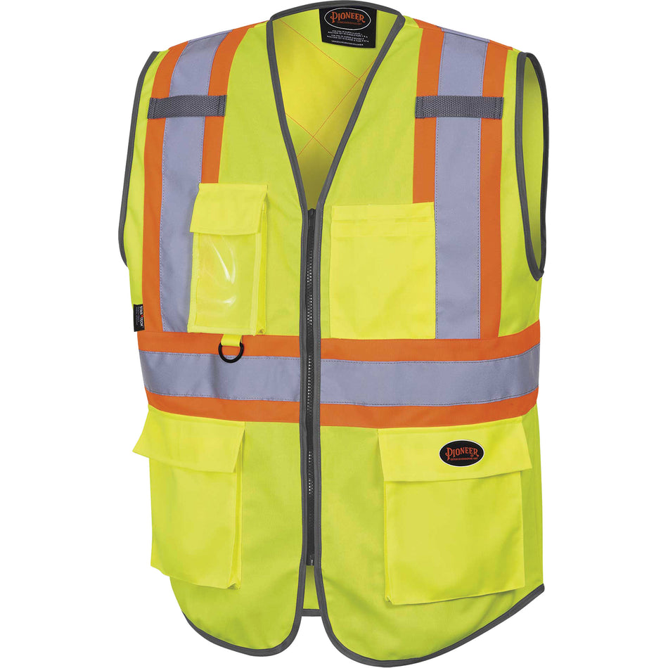 6959 Zip-Front Safety Vest - SHC815