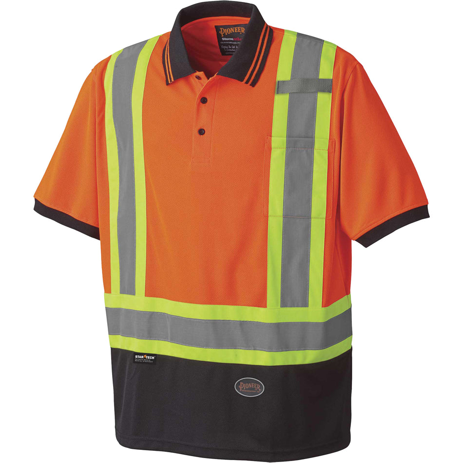 6986 Bird's-Eye Safety Polo Shirt - SHC956