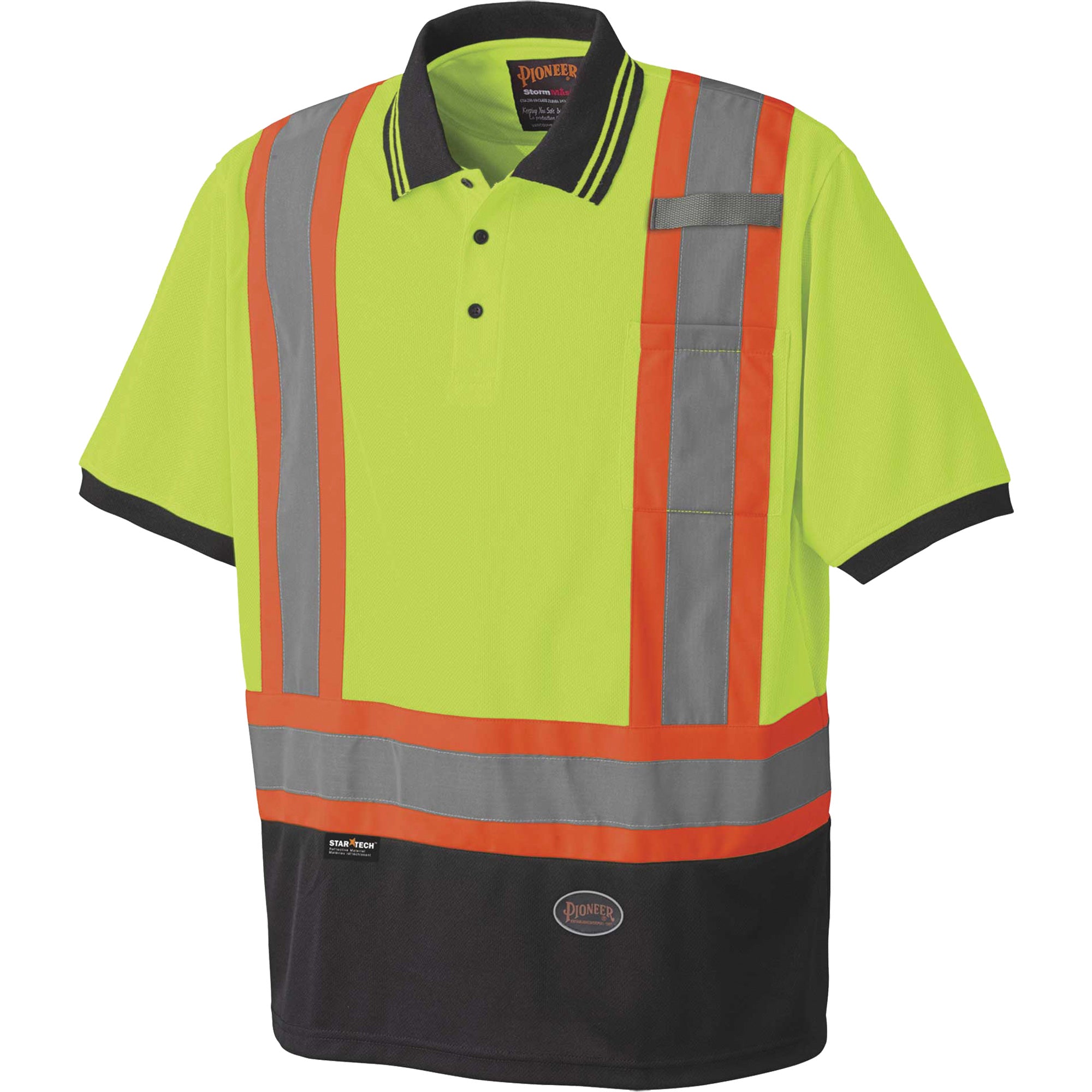 6987 Bird's-Eye Safety Polo Shirt - SHC964