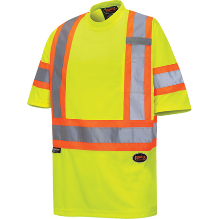 6971 Bird's-Eye Safety T-Shirt - SHD008