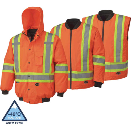 5022 Waterproof 7-in-1 Bomber Jacket - SHD346