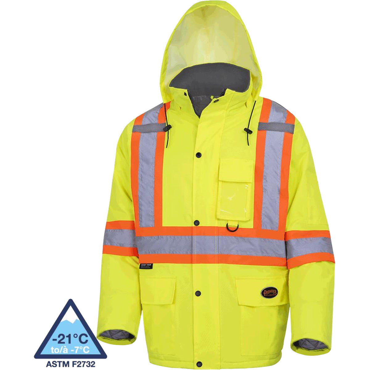 5031 Waterproof Quilted Safety Parka - SHD431