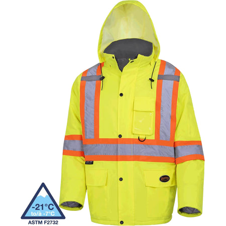 5031 Waterproof Quilted Safety Parka - SHD431