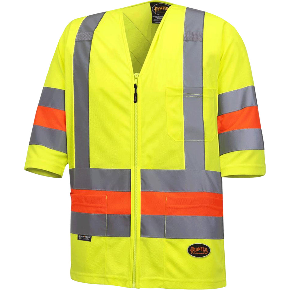 6019 Short-Sleeved Quebec Traffic Control Shirt - SHD515