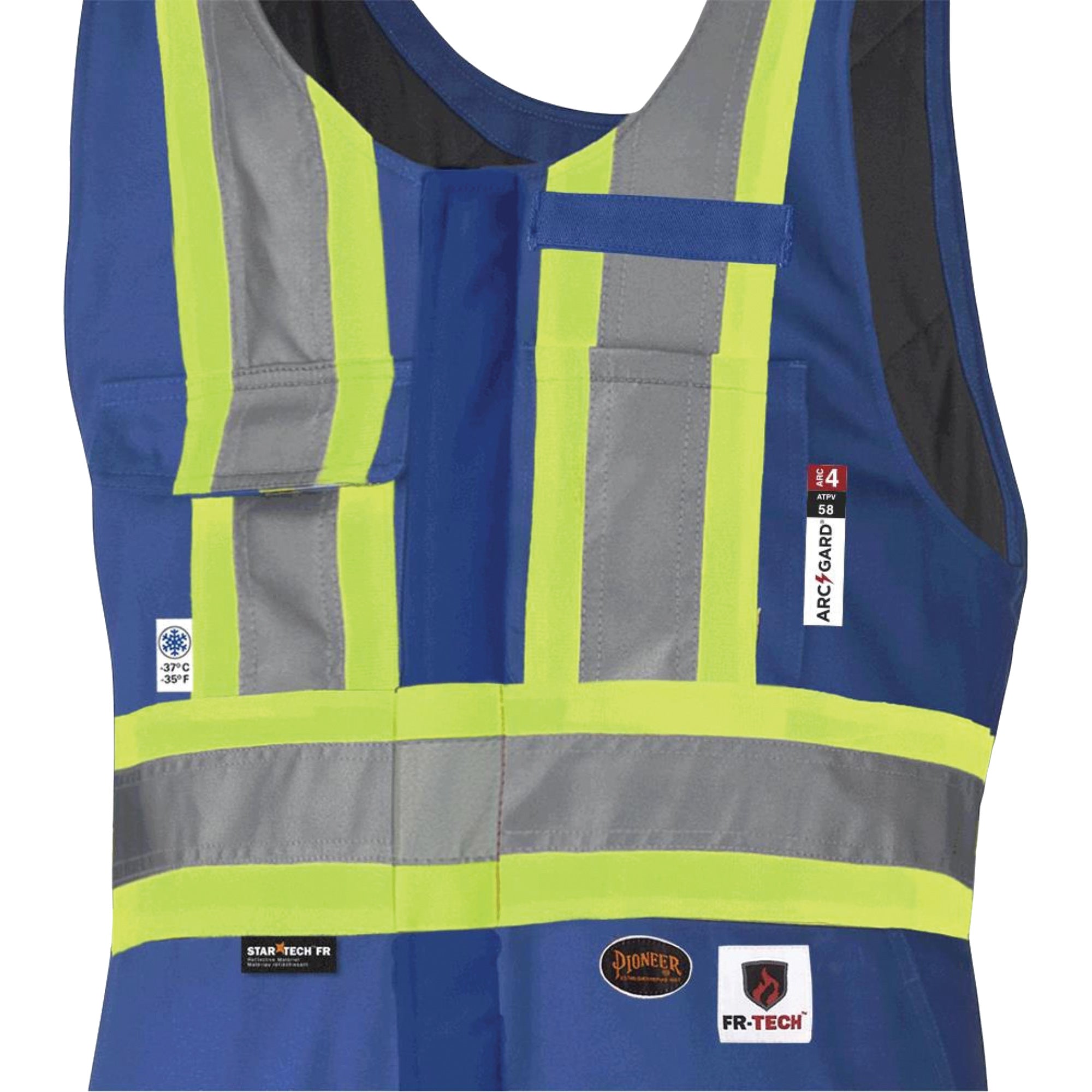 5524A Flame-Resistant Quilted Safety Overalls - SHE266