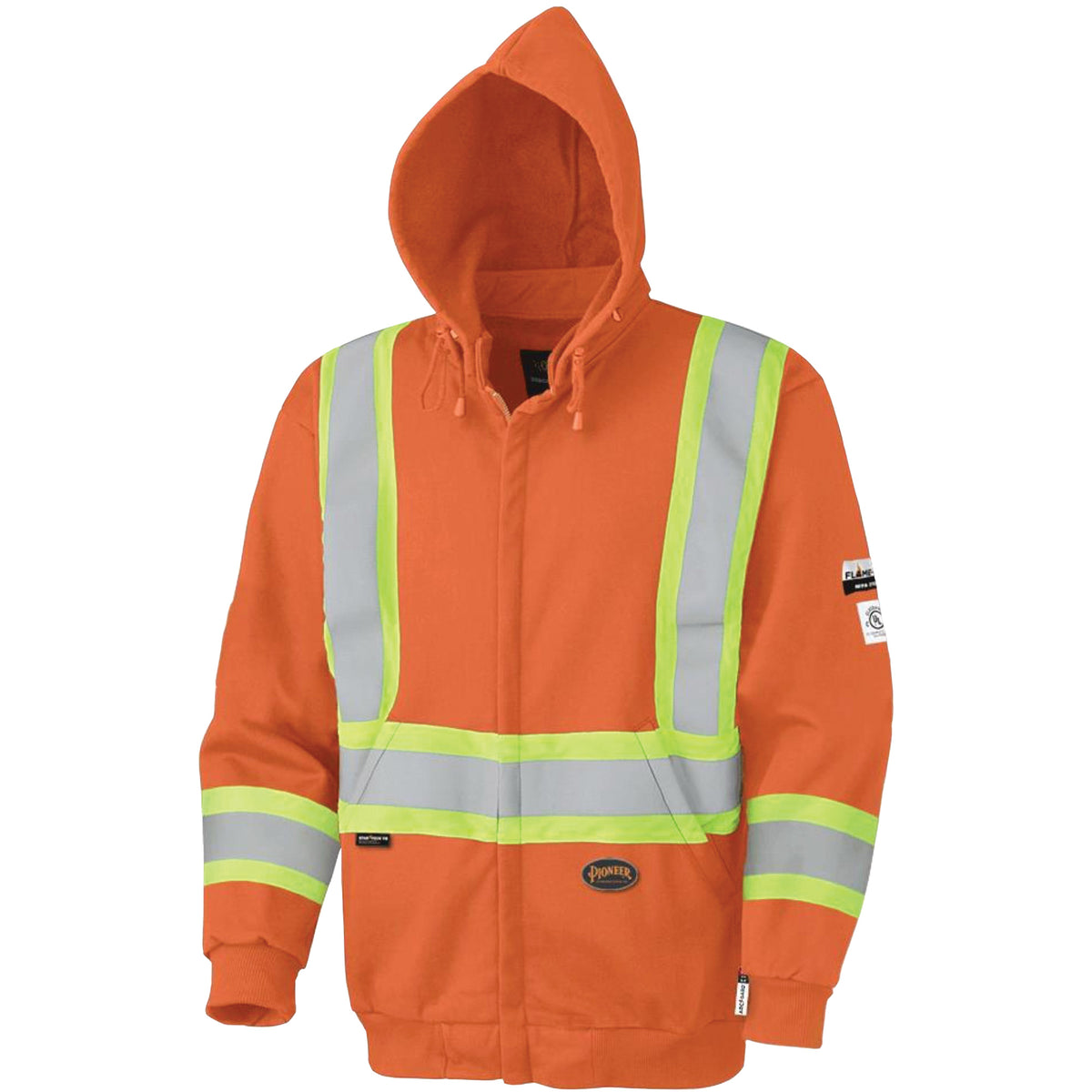 338SF Flame-Resistant Zip-Style Safety Hoodie - SHE303