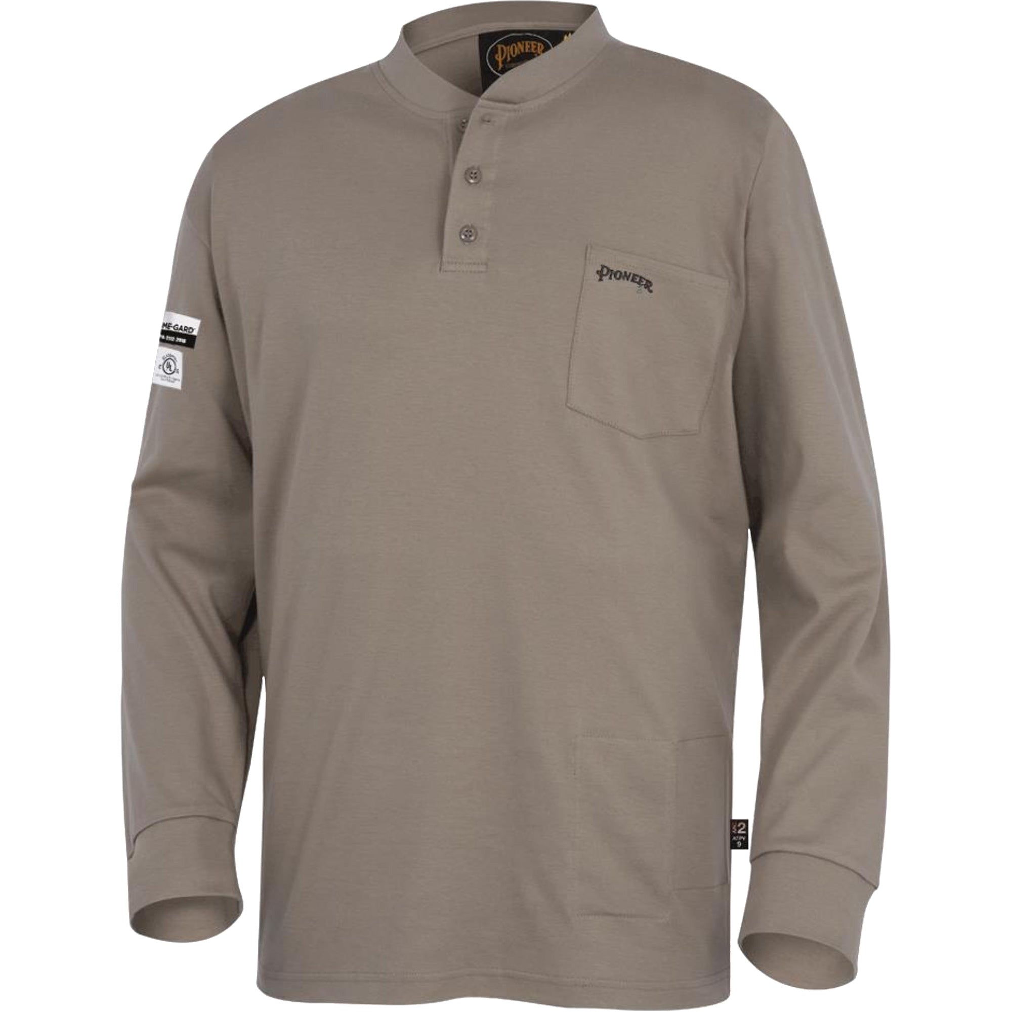 331 FR Interlock Henley Shirt - SHE325