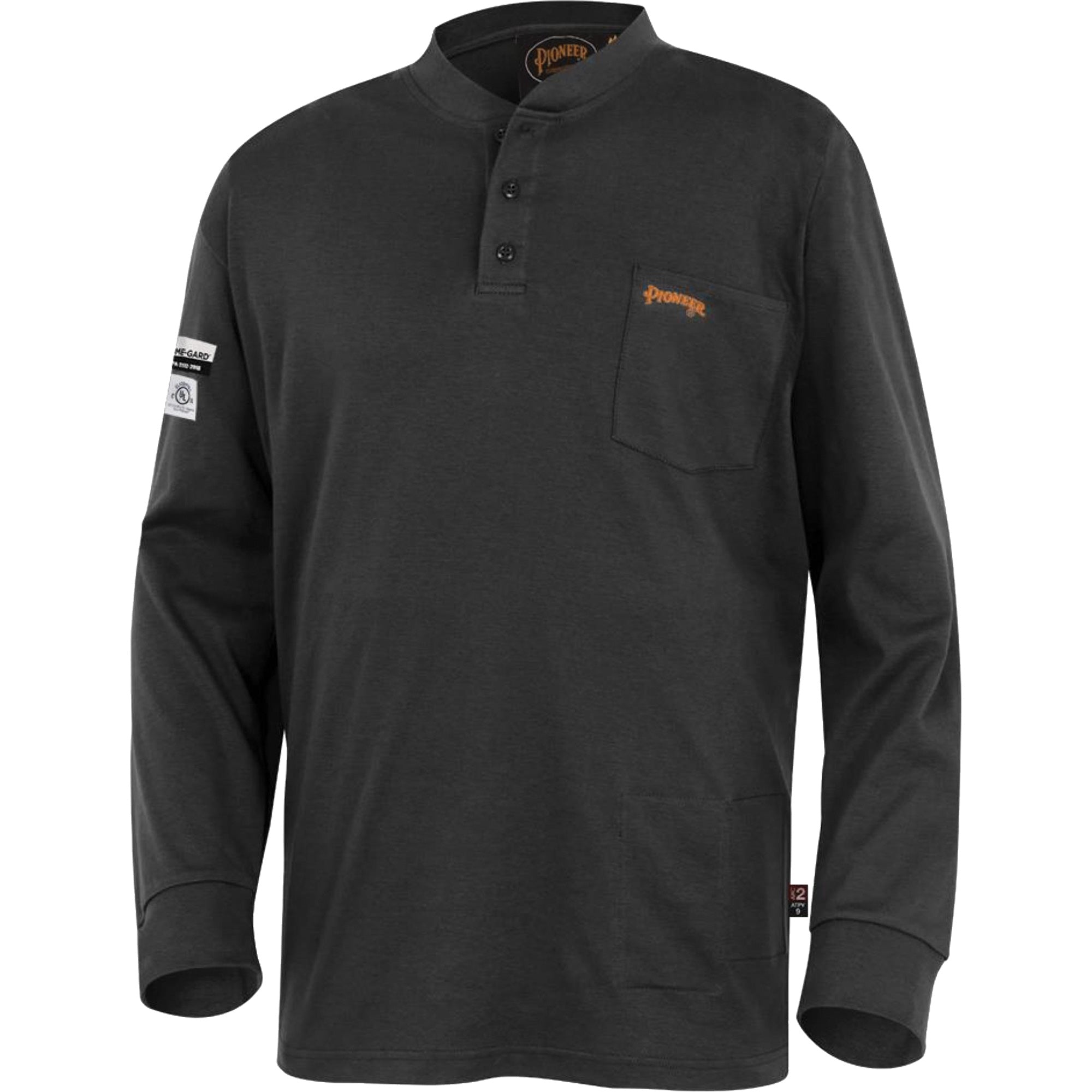 332 FR Interlock Henley Shirt - SHE333