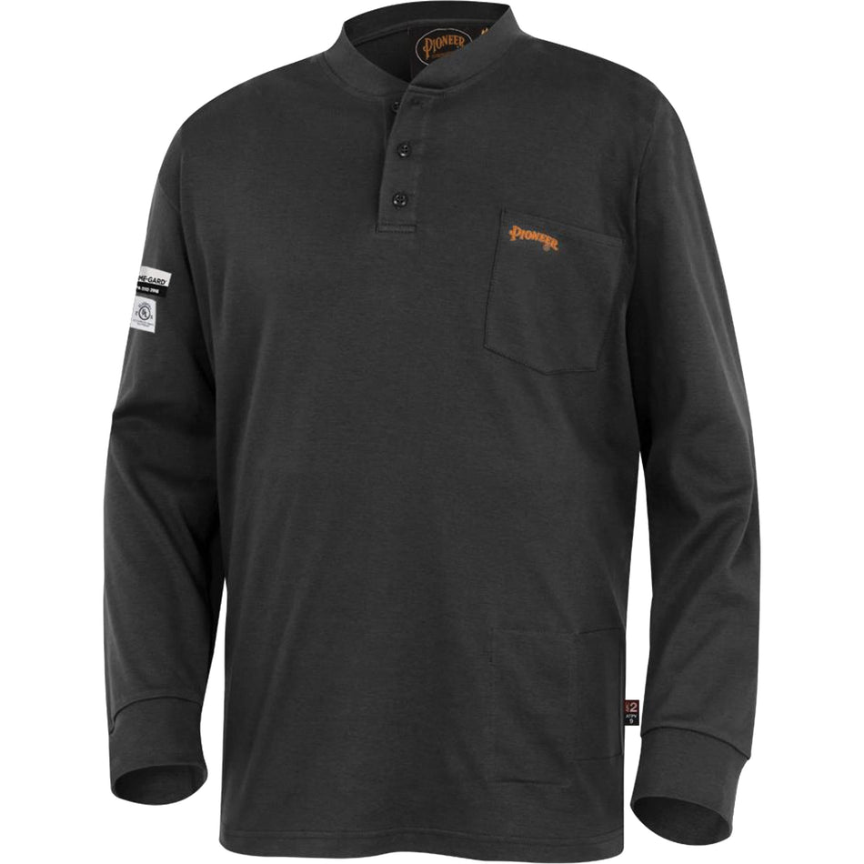 332 FR Interlock Henley Shirt - SHE333