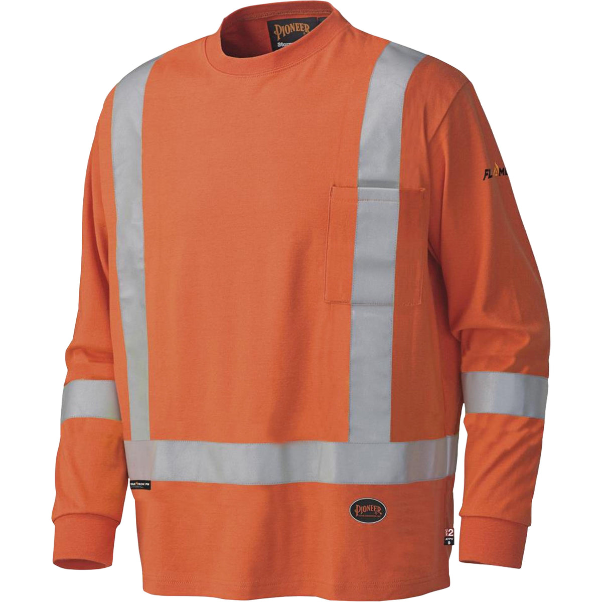 339SFA Flame-Resistant Long-Sleeved Safety Shirt - SHE357