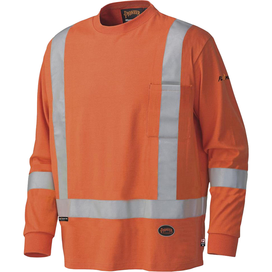 339SFA Flame-Resistant Long-Sleeved Safety Shirt - SHE357