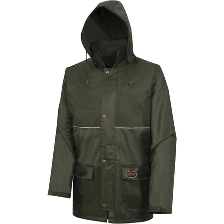 D8120J Nailhead Ripstop Tree Planter Hooded Jacket - SHE437