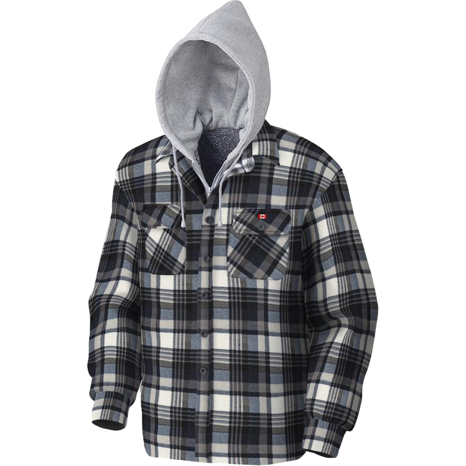 415BG Quilted Hooded Shirt - SHE462