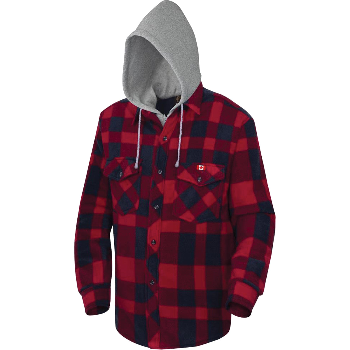 415RB Quilted Hooded Shirt - SHE470