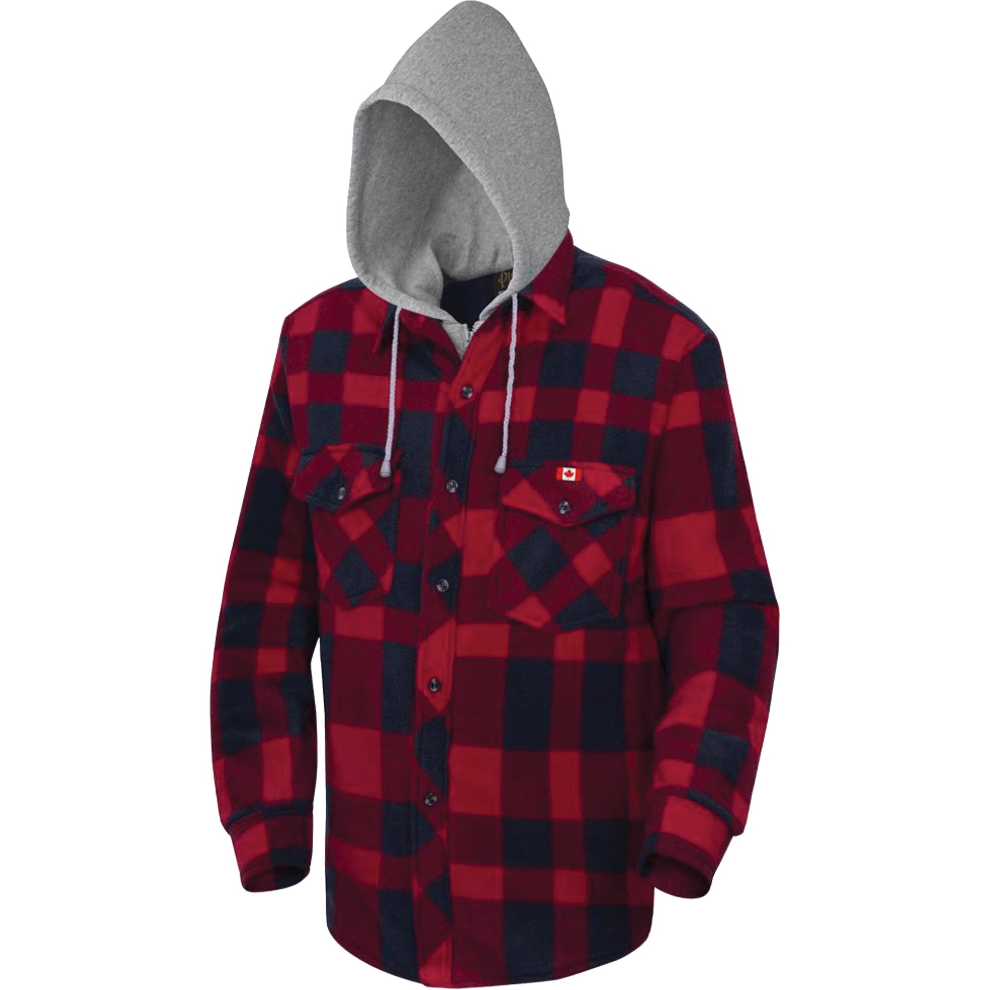 415RB Quilted Hooded Shirt - SHE470