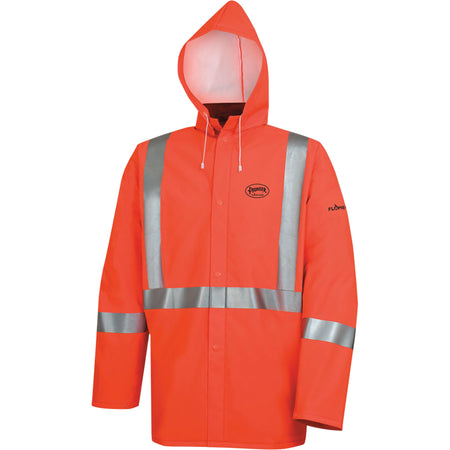576J High-Visibility FR Rain Jacket - SHE503