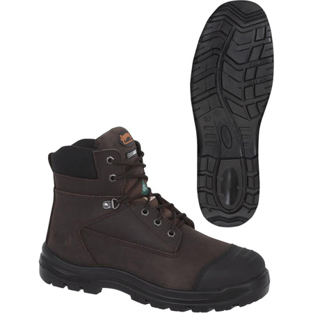1026 Brown 6"" Work Boots - SHE595