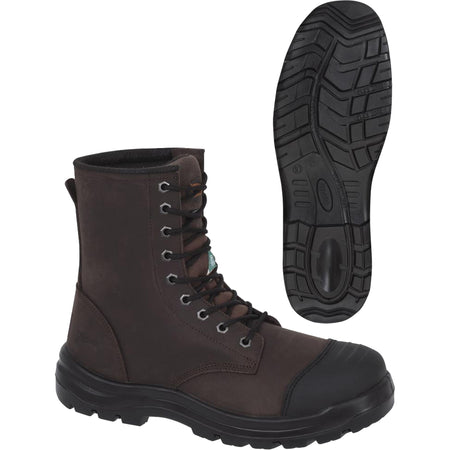 1028 Brown 8"" Work Boots - SHE617