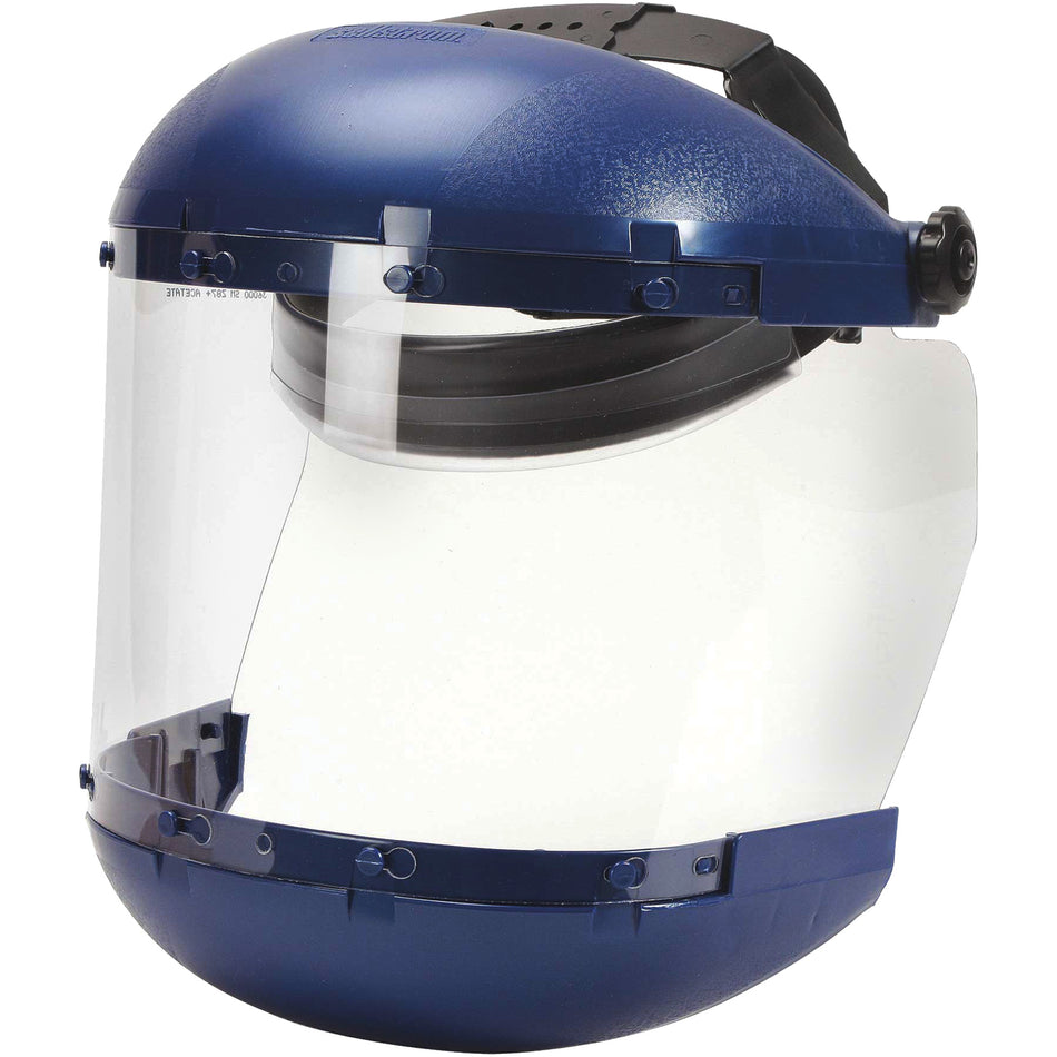 380 Premium Series Dual Crown Uncoated Faceshield - SHE962