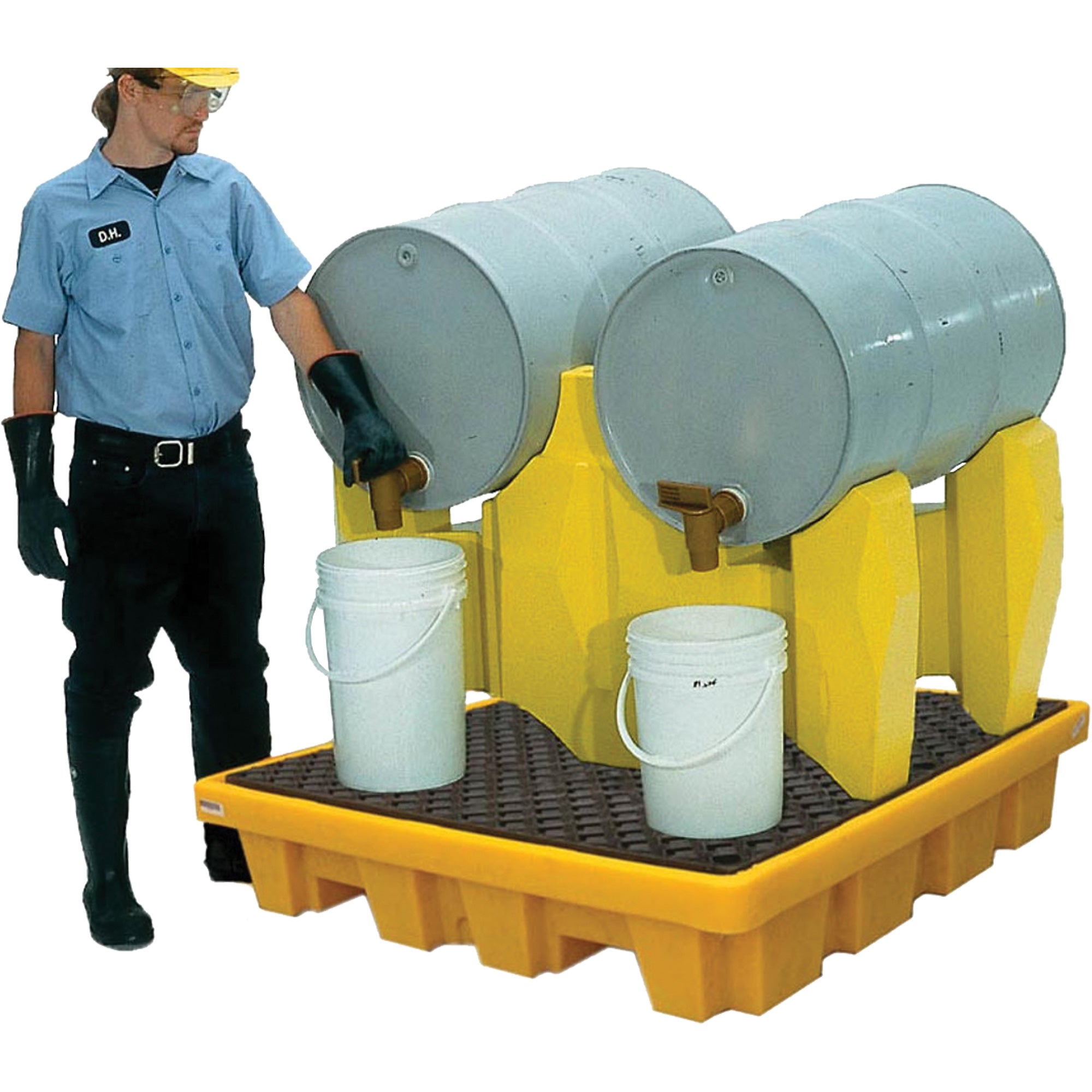 Ultra-Drum Rack 2-Drum Containment System without Drain - SHF398
