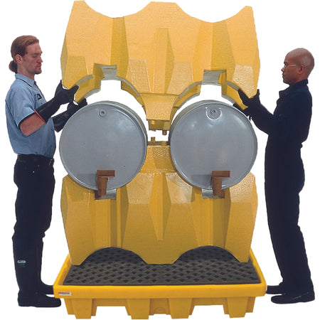 Ultra-Drum Rack 4-Drum Containment System without Drain - SHF400