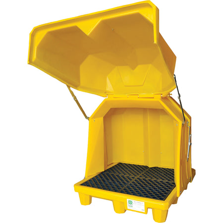 P2 Gull Wing Ultra-Hard Top Spill Pallet® with Drain - SHF442