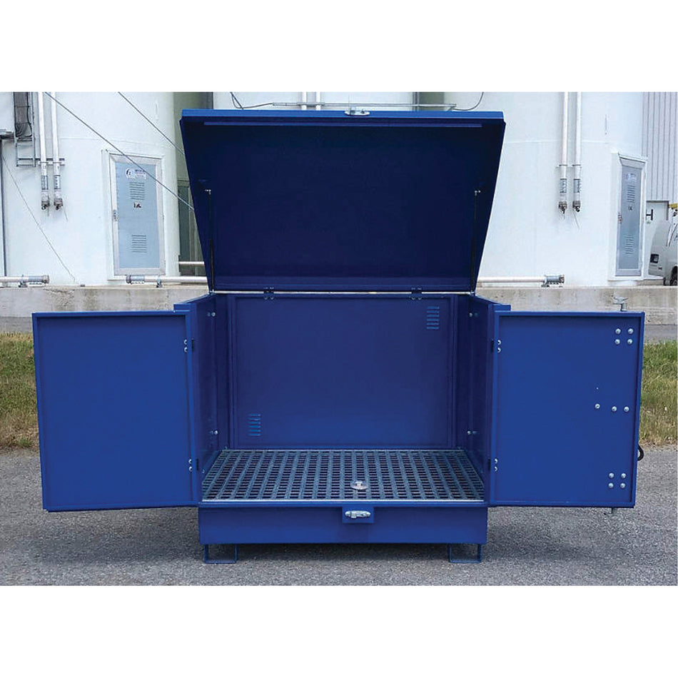 Ultra-Hard Top S4 Steel Spill Pallet - SHF444