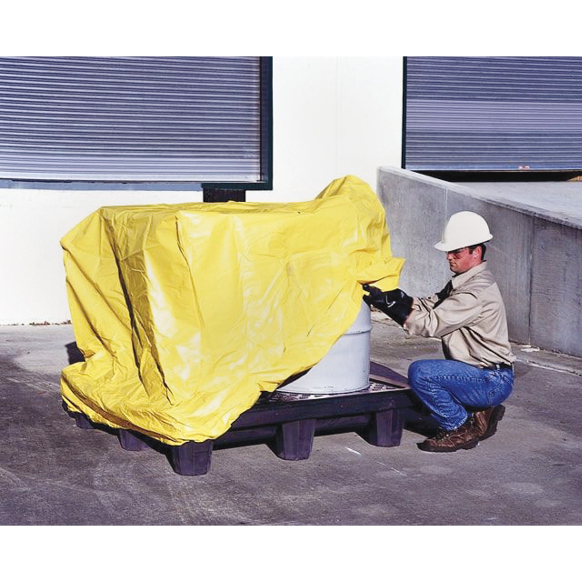 4-Drum Spill Pallet Pullover Cover - SHF633