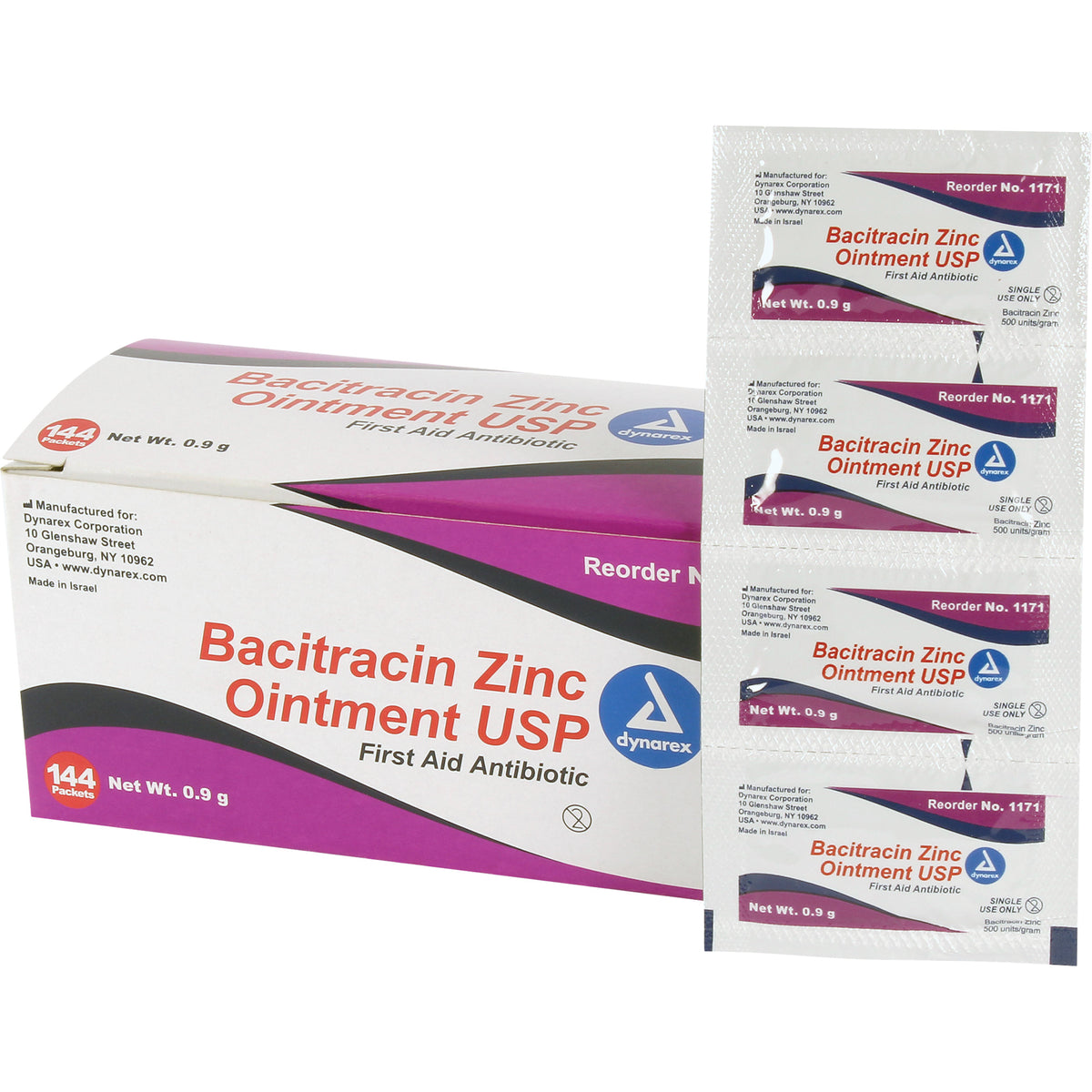 Efcom Limited Bacitracin Zinc First Aid Packets - SHG029