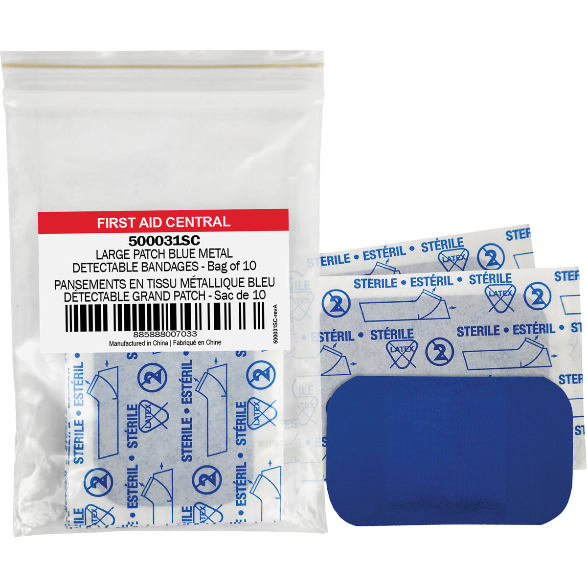 Blue Adhesive Bandages - SHG048
