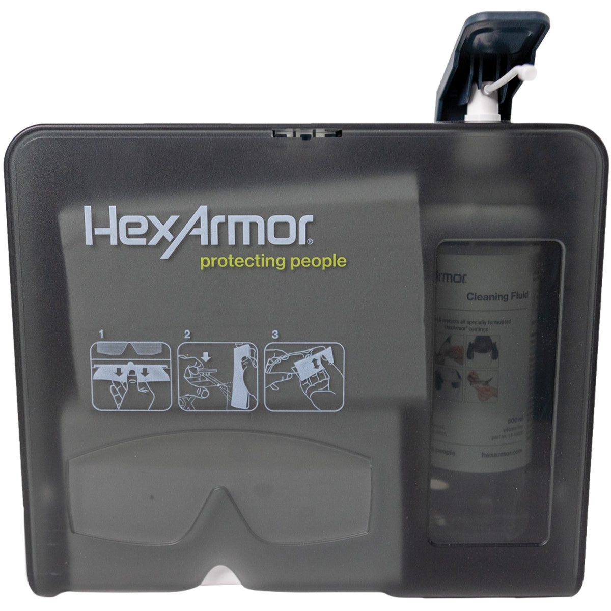 Wall Mounted Eyewear Cleaning Station - SHG064