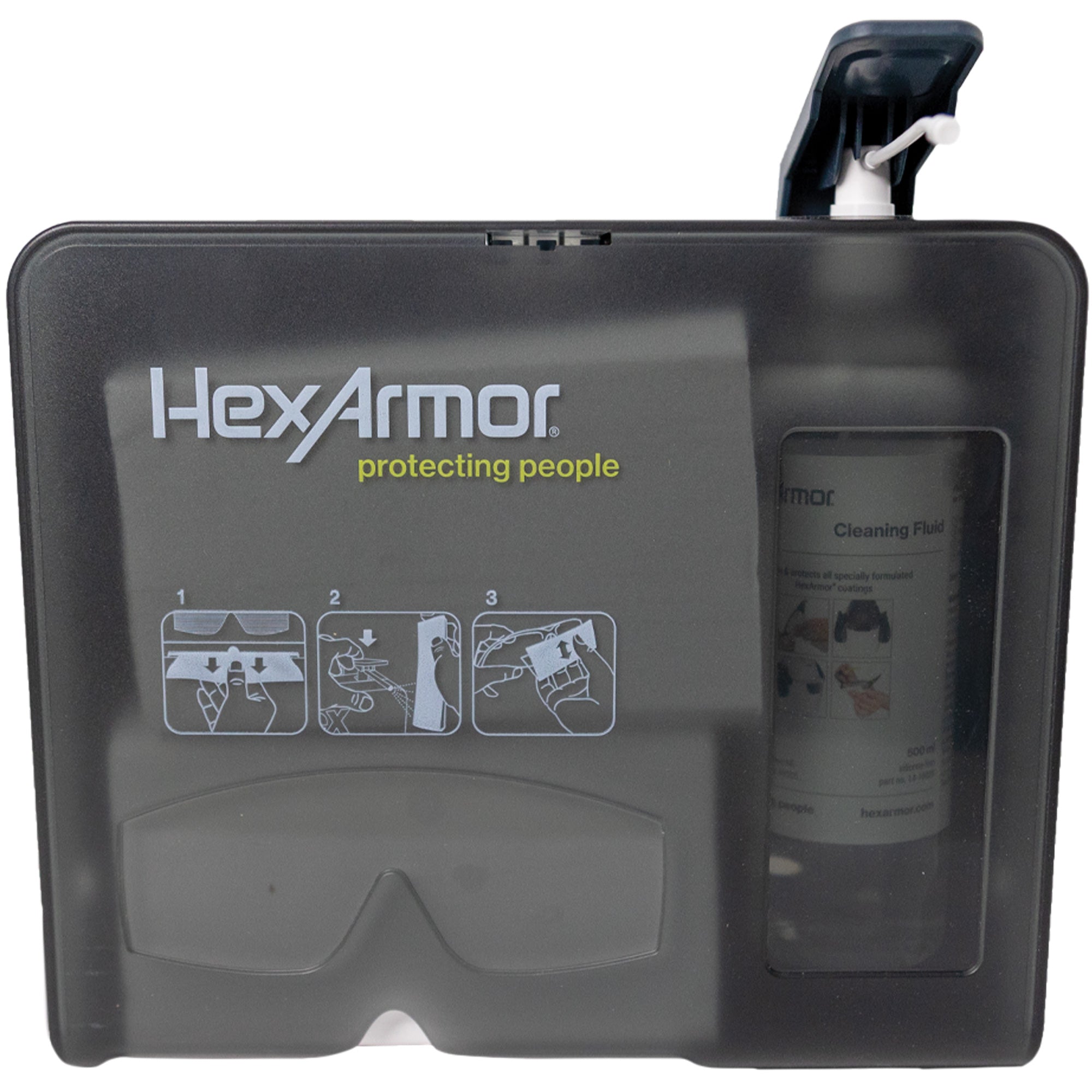 Wall Mounted Eyewear Cleaning Station - SHG064