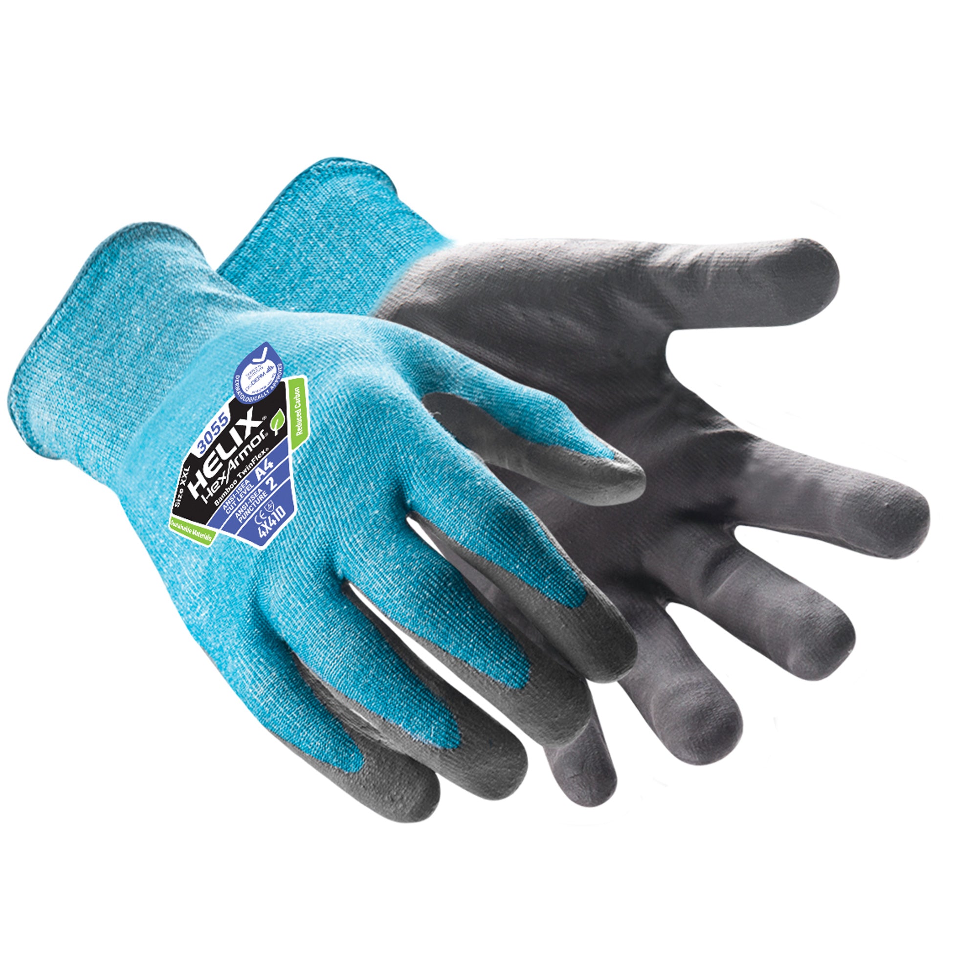 Helix® 3055 Bamboo TwinFlex® Cut-Resistant Gloves - SHG150