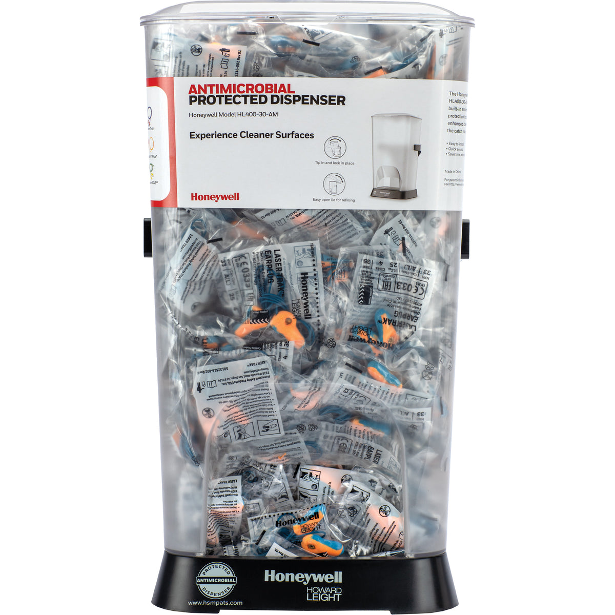 HL400 AM Corded Earplug Dispenser with LT-30 Earplugs Canister - SHG413