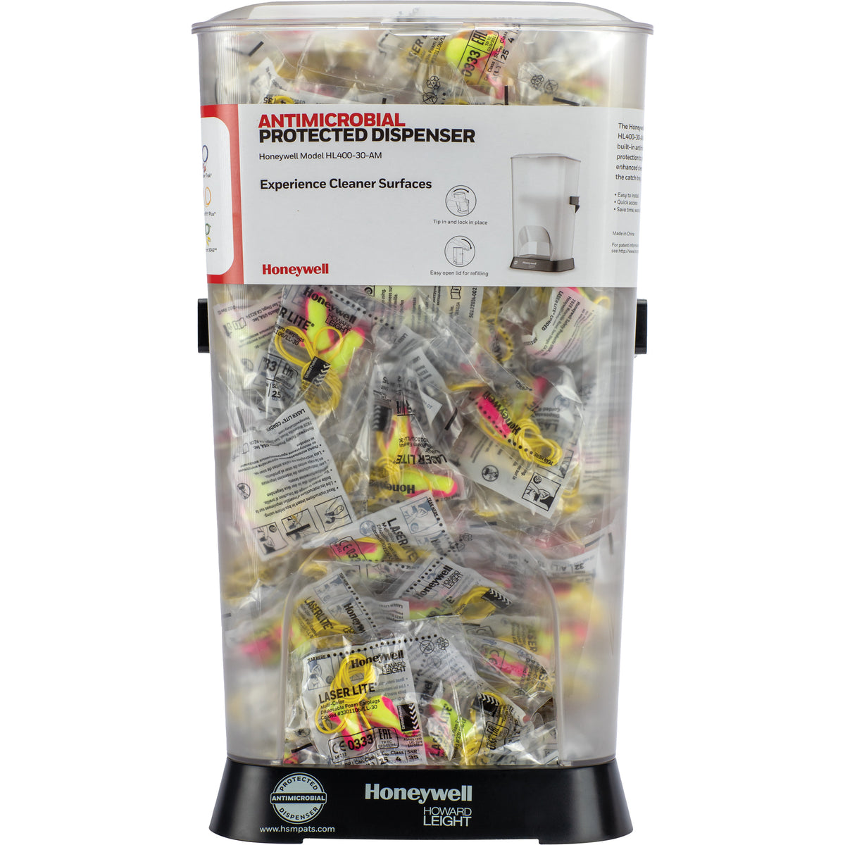 HL400 AM Corded Earplug Dispenser with LL-30 Earplugs Canister - SHG415