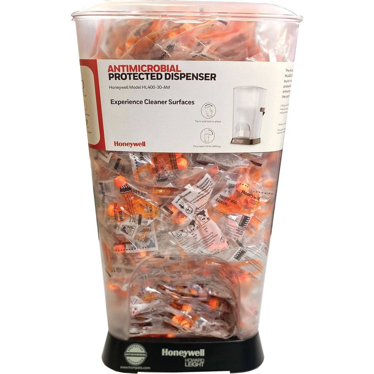 HL400 AM Corded Earplug Dispenser with TF-30 Earplugs Canister - SHG421