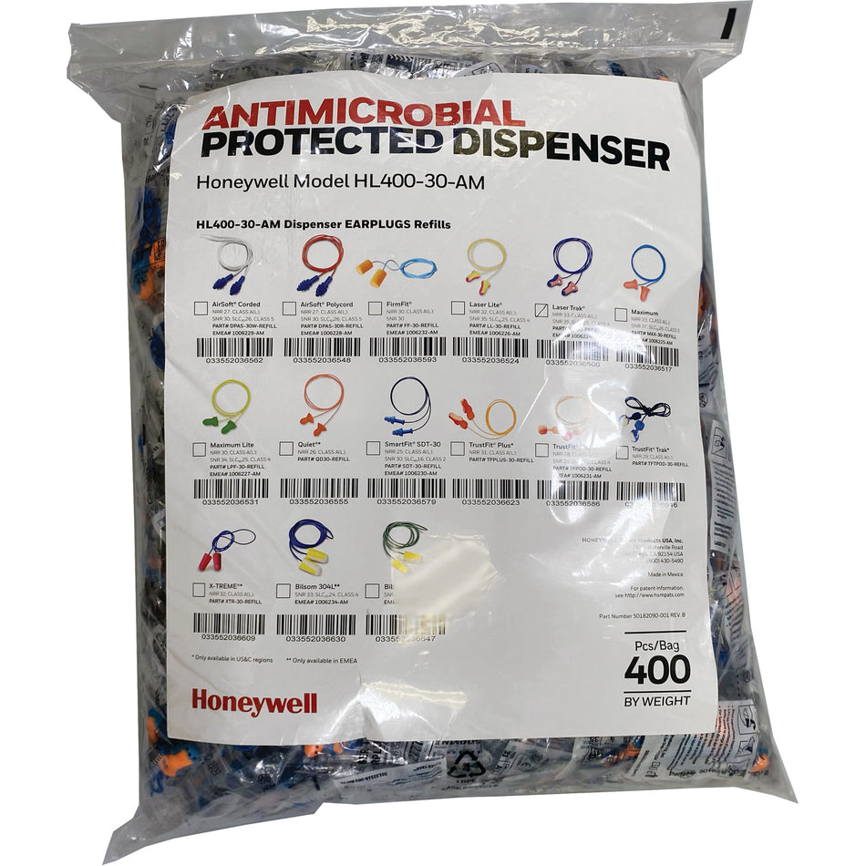 LT-30 Earplugs Refill for HL400 Dispenser - SHG426