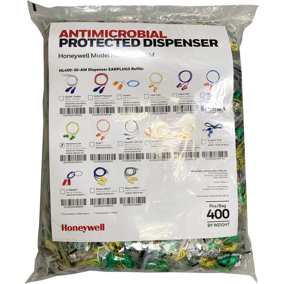 LPF-30 Earplugs Refill for HL400 Dispenser - SHG429